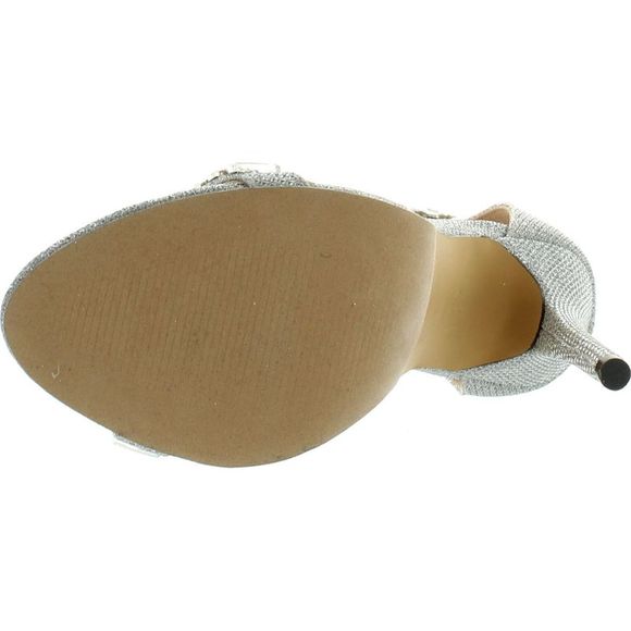 Mark and Maddux Wendy-05 Silver Womens sandals 7 NEW - Picture 4 of 4